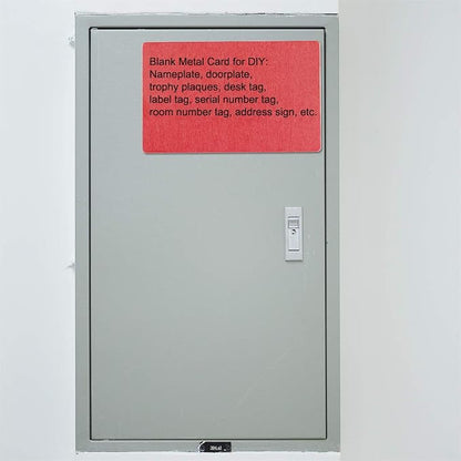 uxcell Blank Metal Card 80x50x1mm Anodized Aluminum Plate - Image 4