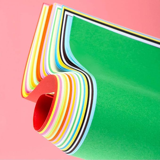 Colored Cardstock A4 100 Sheet Card Stock Paper 230gm- More Fun Crafting and - Image 3