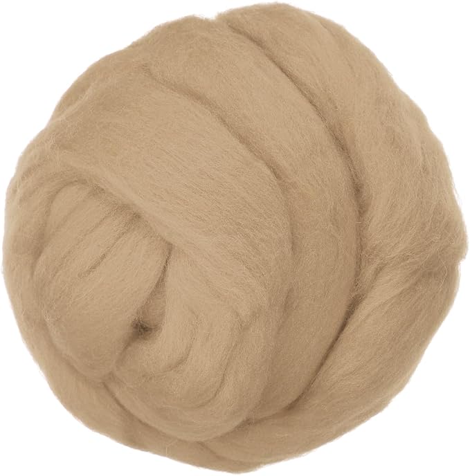 PATIKIL Wool Roving Yarn, 250G/8.8OZ Felting Wool Pure Roving Yarn by PATIKIL