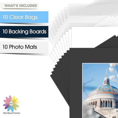Mat Board Center, 16x20 for 11x14 Black Picture Mat Sets - Image 3