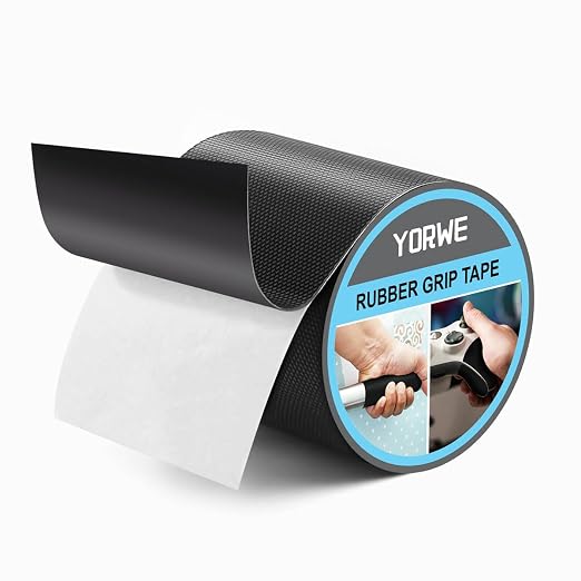 Rubber Grip Tape, Ultra-Thin Strong Adhesive Anti-Slip Waterproof Heat by Yorwe