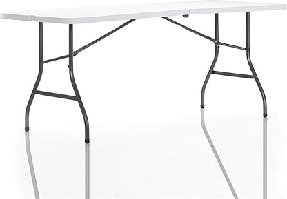 Cosco 6ft Fold-in-Half Blow Molded Folding Table, Indoor/Outdoor, Comfort Handle - Image 8