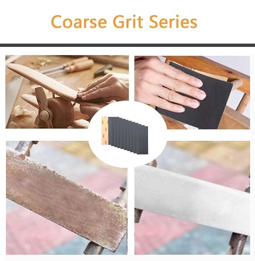 30Pcs 9 x 3.6 Inchs 800 Grit Wet and Dry Handmade Universal Sanding Sheets - Image 4