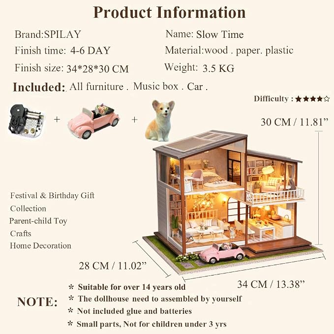 Spilay DIY Dollhouse Miniature - Image 4