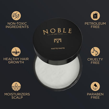 Strong Hold Matte Hair Paste | Flexible & Long-Lasting Sculpting Paste - Image 4