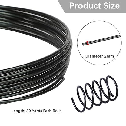 12 Gauge Aluminum Craft Wire, 2mm×30Yards Bendable Metal Craft Wire - Image 3