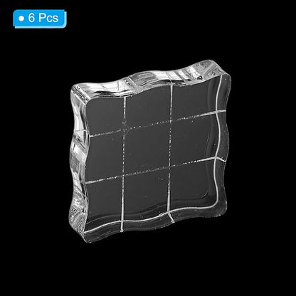 PATIKIL 1.2"x1.2" Acrylic Stamp Block - Image 3