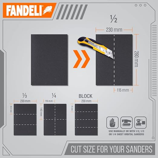 Fandeli | Waterproof Sandpaper | - Image 3