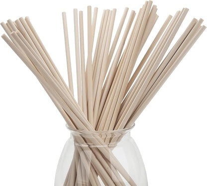 Wood Dowels Wooden Dowel Rods 1/4 x 12, Macrame Dowels, Unfinished Small Wood - Image 4