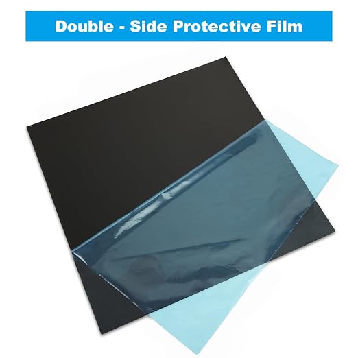 3 Pack 5052 Aluminum Sheet Metal 12 x 12 x 1/32 Inch Black Anodized Aluminum - Image 4