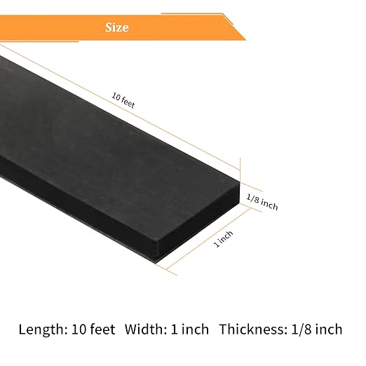 DOBTIM Solid Neoprene Rubber Strips - Image 5