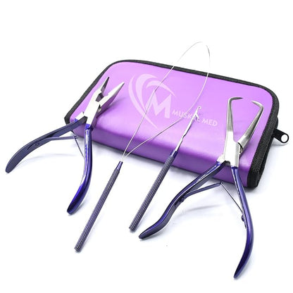 Professional Hair Extension & Beading Tool Kit Remove Plier Set by MuskalMed