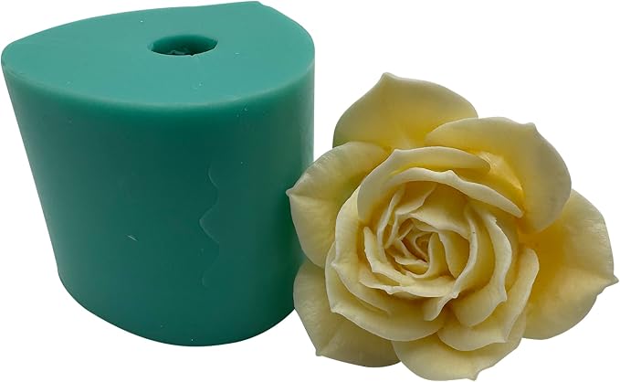 3D Rose Flower Silicone Mold for Epoxy Resin Craft Aroma Gypsum, Handcrafted - Image 3