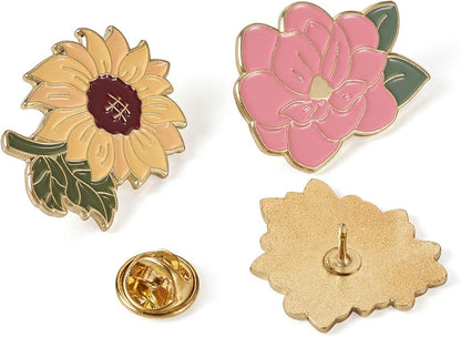 Mixed Enamel Pins for Backpacks, Beadthoven Cute Enamel Brooch Pins Set - Image 5