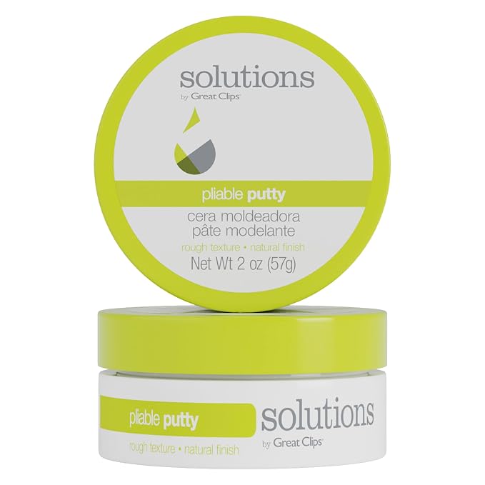 GREAT CLIPS Solutions Pliable Putty, 2oz | Finishing Hair Product w/Medium by GreatClips