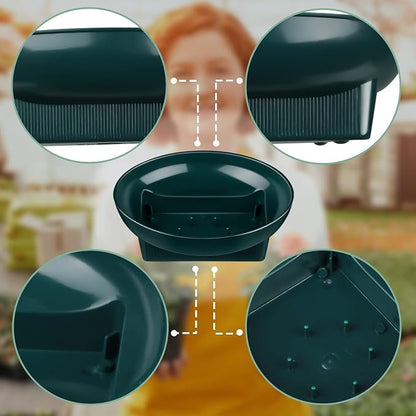 Karenhi 12 Pcs Floral Supplies Green Bowls - Image 3