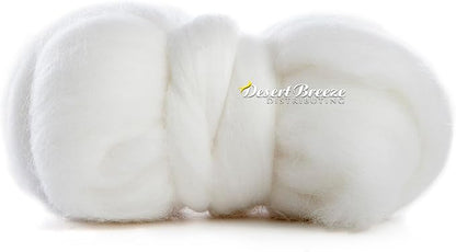 100% Natural Merino Wool Roving - 1 oz - Premium Combed Top Merino Roving Wool - Image 2