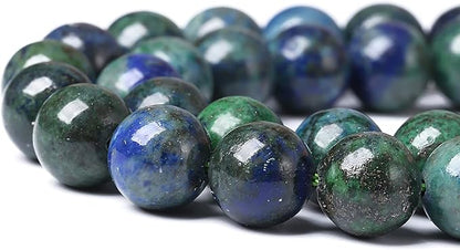 4mm 90pcs Natural Gemstone Beads Lapis Lazuli Chrysocolla Phoenix Stone Round - Image 3
