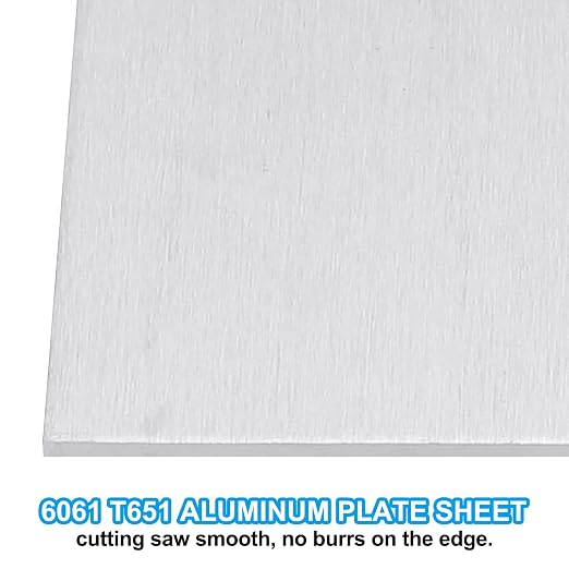 PATIKIL 6061 T651 Aluminum Sheet Metal 4 x 1.18 x 1/25.4 Inch 3Pcs Flat Plain - Image 4