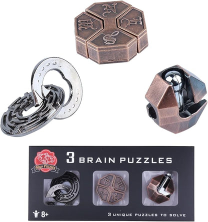 Brain Teaser Puzzle for Adults Puzzles Metal Hole Lock Adult Educational Toy by LINZHENLON