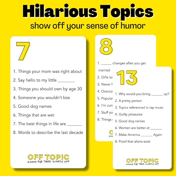 OFF TOPIC Party Game for Adults - Image 3