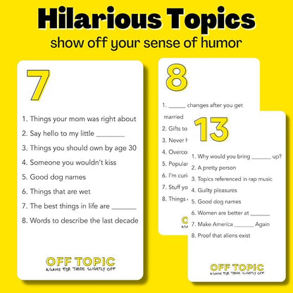 OFF TOPIC Party Game for Adults - Image 3