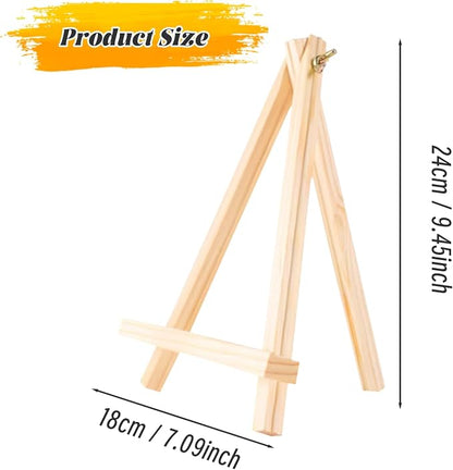 12 Pack Easel for Painting, 9 Inches Easel, Tabletop Painting Canvas Tall Wood - Image 7