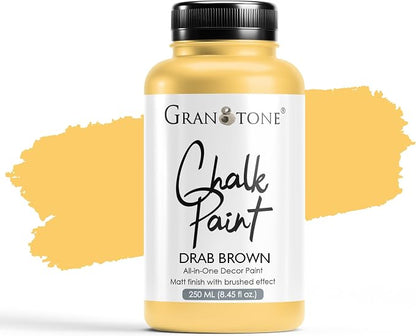 GRANOTONE Chalk Paint for Furniture, Matt-Finish Water-Based Acrylic Paint for by GRANOTONE