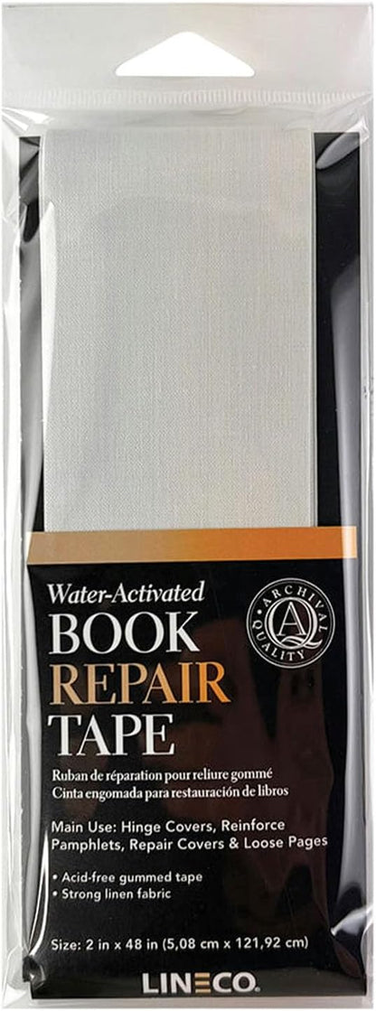 Lineco Water-Activated Book Repair Tape, Use by Lineco