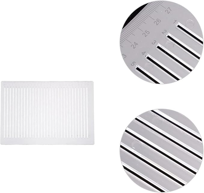 Ciieeo Lettering Stencils Straight Line Stencil Calligraphy Paper Address - Image 9