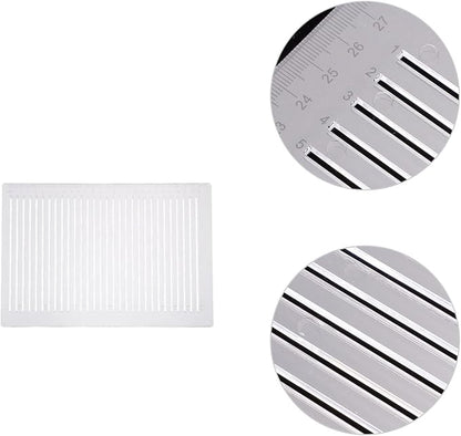 Ciieeo Lettering Stencils Straight Line Stencil Calligraphy Paper Address - Image 9