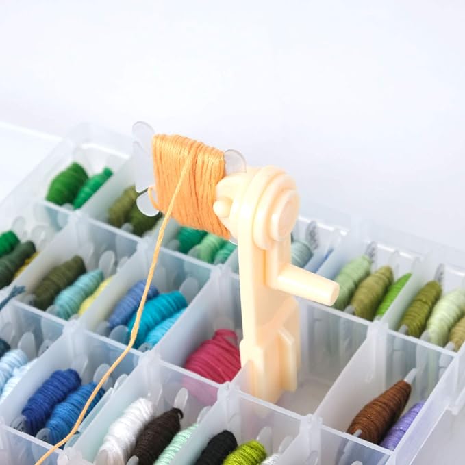 200 Pieces Plastic Floss Bobbins - Image 2