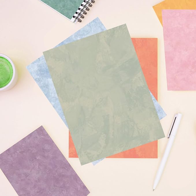 Scrapbook Paper 12x12 Solid Colors, 24 Sheets Earth Tones Crafting Papers - Image 7