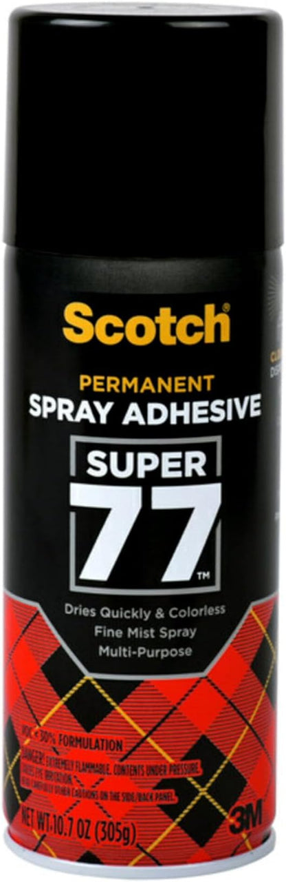 Scotch Super 77 Multipurpose Adhesive Spray, Bonds to Fabric, and More by 3MIndustrial