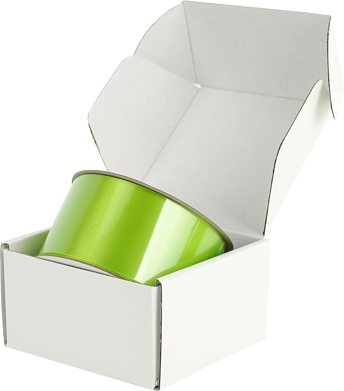 HUIHUANG Lime Green Satin Ribbon - Image 7