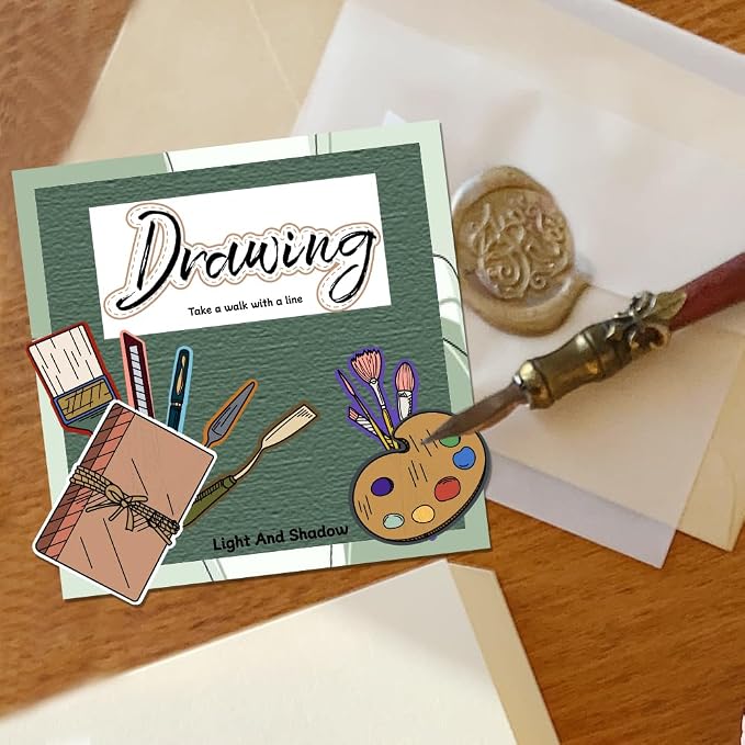 Painting Tools Clear Stamp for Scrapbooking Paint Brush Silicone Clear Stamp - Image 4