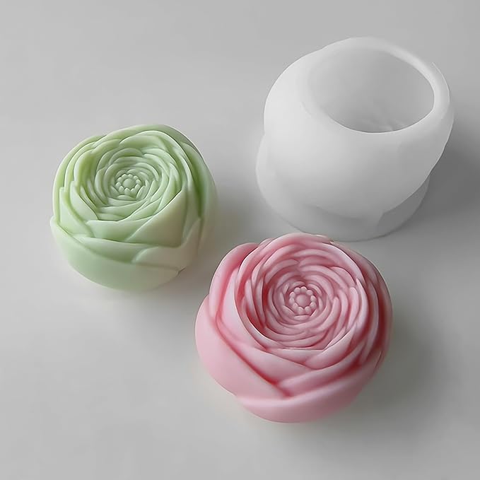 Rose Ball 3D Round Flower Peony Resin Casting Molds - Image 7