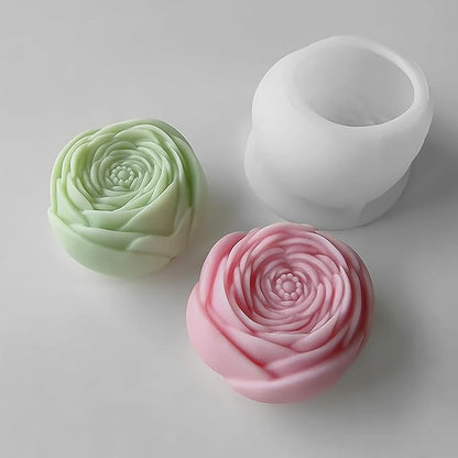 Rose Ball 3D Round Flower Peony Resin Casting Molds - Image 7