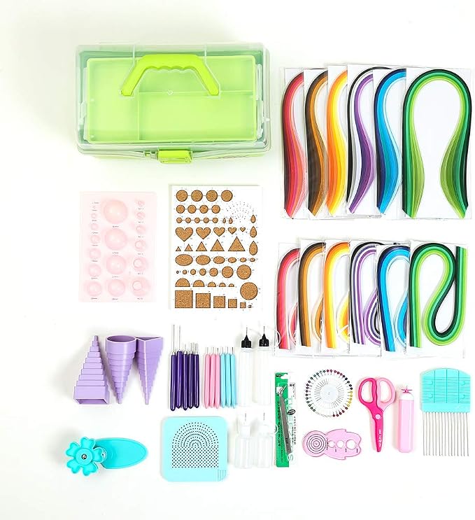 Quilling Kits - Quilling Tools Supplies, Paper Crimper, Quilling Paper Strips - Image 2