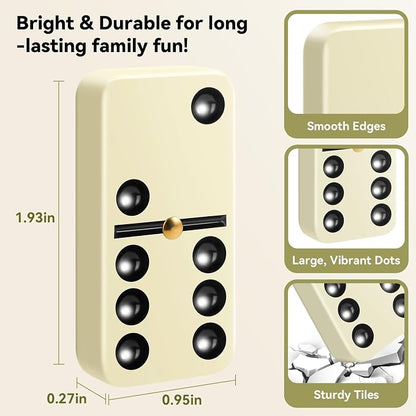 BATURU Double 6 Dominos Set for Adults - Image 2