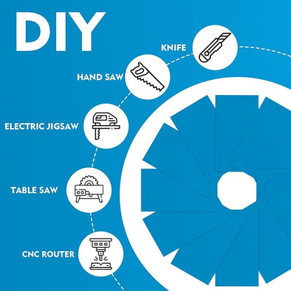 Laser Engraving Blank Blue ABS Double Color Plastic Sheet, 11.8x6.49x0.05 inch - Image 3