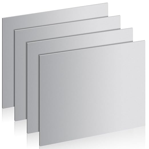 4 Pcs 16 Gauge Steel Sheets Metal Cold Rolled Steel Plate, Industrial, by WENHUALI