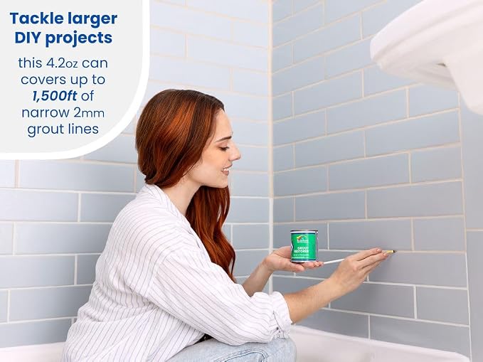 Grout Pen Beige Grout Paint: Waterproof Tile Paint Grout Refresh Restorer - Image 3