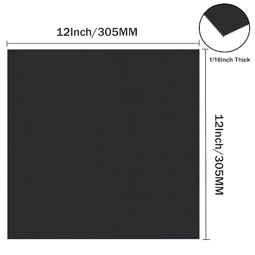 Anodized Aluminum Sheet Metal 12 x 12 x 1/16 Inch Black Anodized Aluminum Metal - Image 3