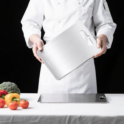 Saliva Titanium Cutting Boards for Kitchen, Cutting Board Double Sided Food - Image 8
