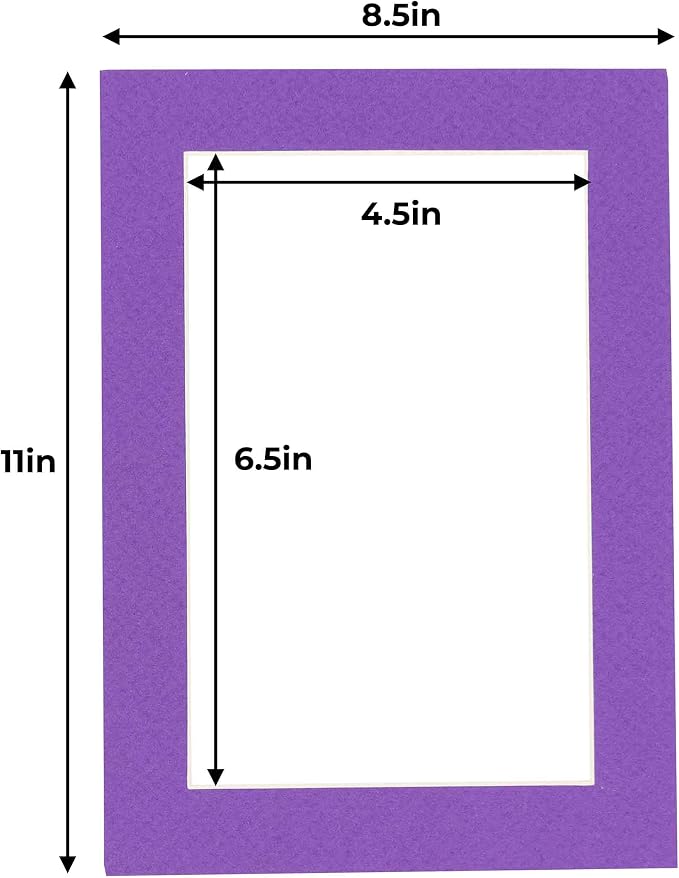 5x7 Mat for 8.5x11 Frame - Image 3