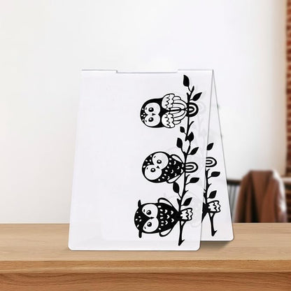 Threetols 3-D Textured Impressions Embossing Folder, Owl Background Embossing - Image 5