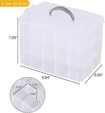 Zopnny 3-Tier Stackable Storage Container - Image 2