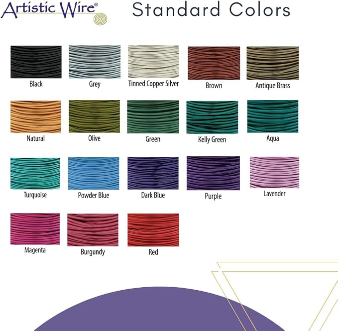 Artistic Wire 18 Gauge Tarnish Resistant Brass Craft Jewelry Wrapping Wire - Image 5