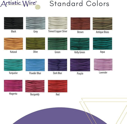 Artistic Wire, 28 Gauge Tarnish Resistant Brass Craft Wire, 40 yd - Image 5
